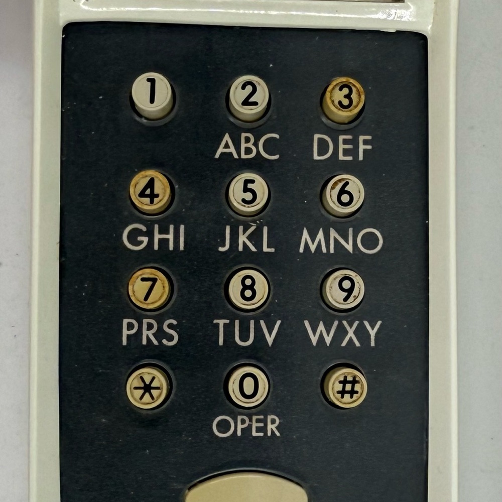 Vintage 1976 GTE AE 980 StyleLine‎ Small Button Phone Works New Cord. - Picture 6 of 8